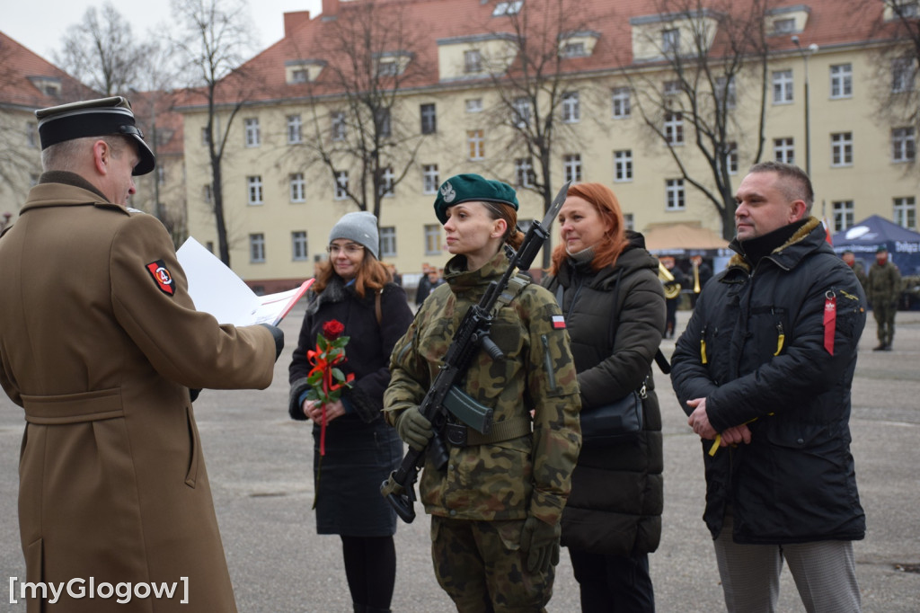 Przysięga wojskowa w Głogowie