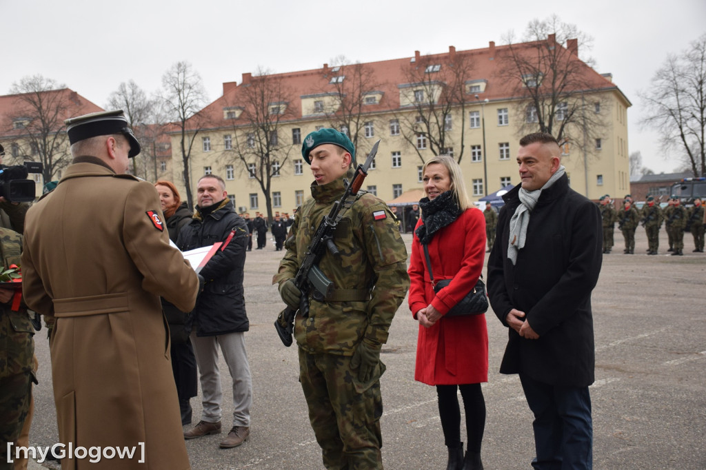 Przysięga wojskowa w Głogowie