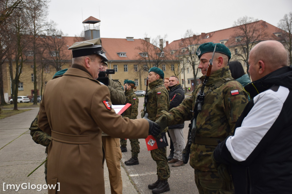 Przysięga wojskowa w Głogowie