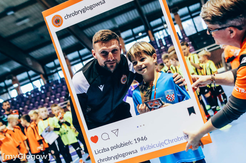 Mikołajki z Chrobrym Głogów po piłkarsku