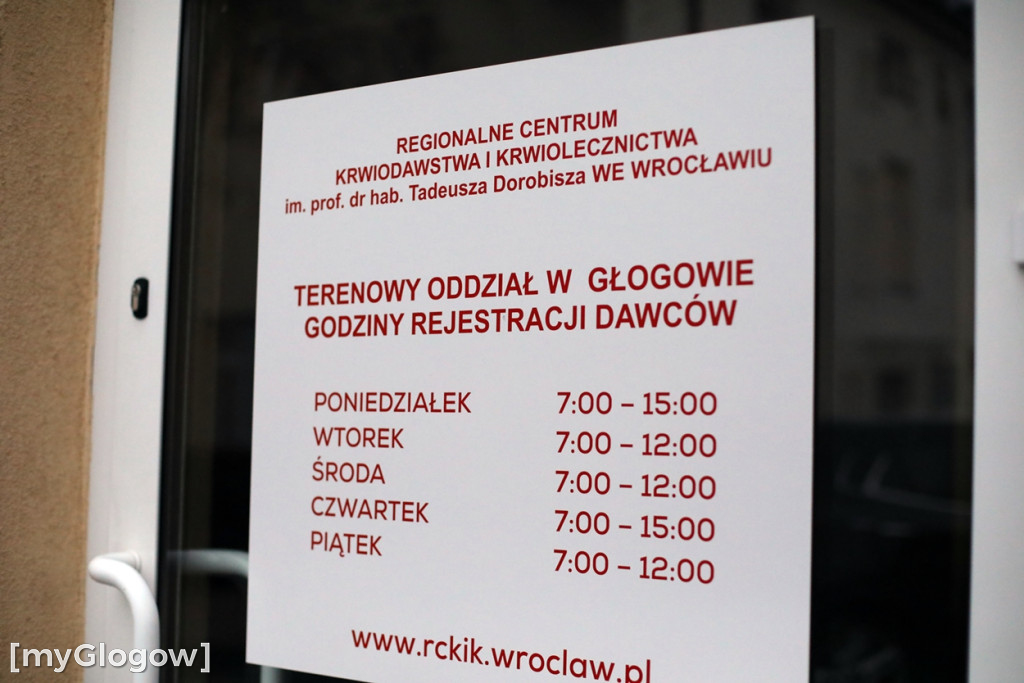 Głogowianie tłumnie odpowiedzieli na apel o krew