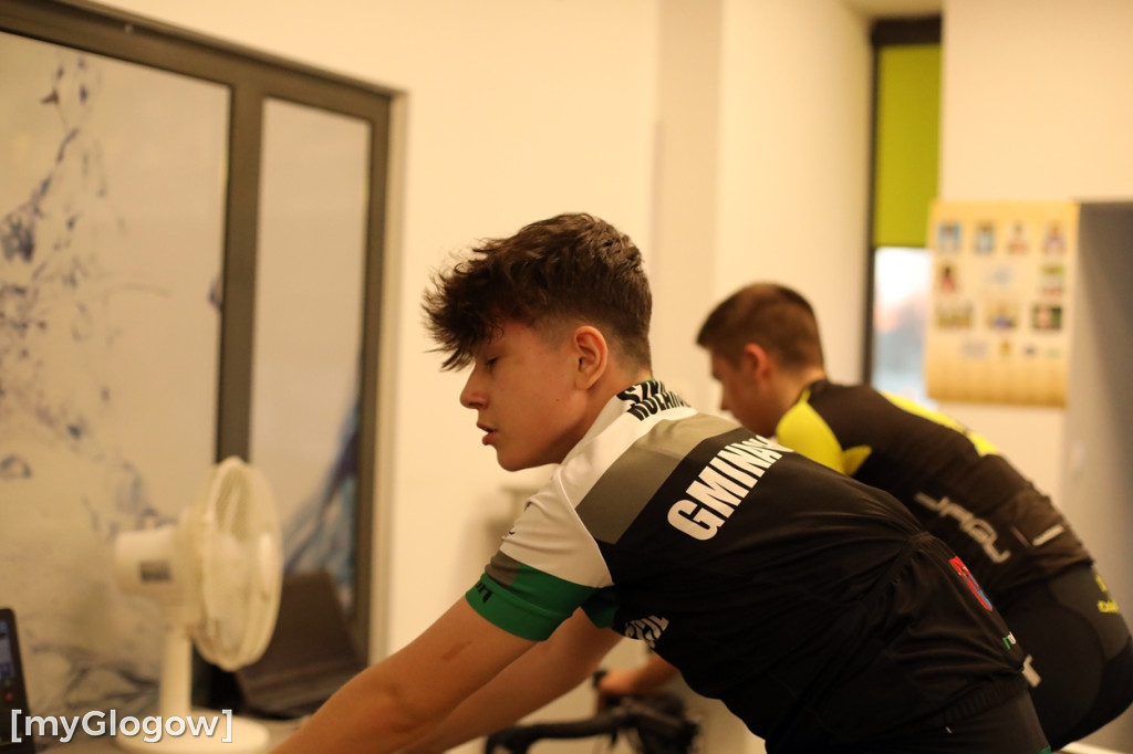 Nowoczesna sala treningowa dla kolarzy