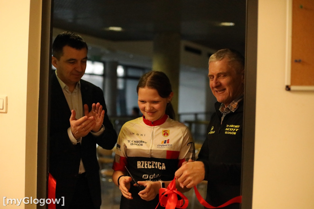 Nowoczesna sala treningowa dla kolarzy