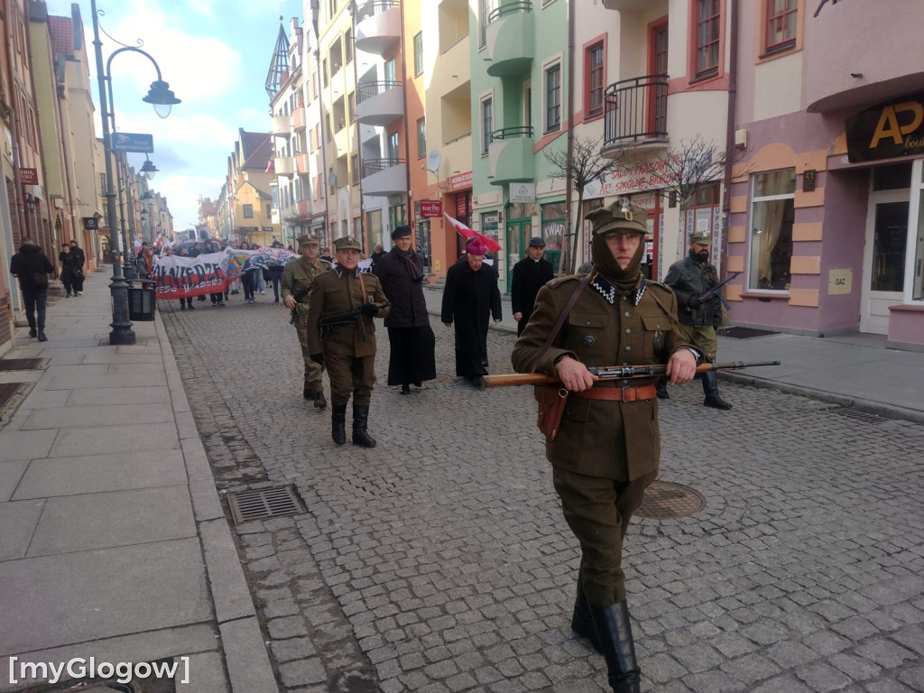 Marsz Pamięci Żołnierzy Wyklętych w Głogowie