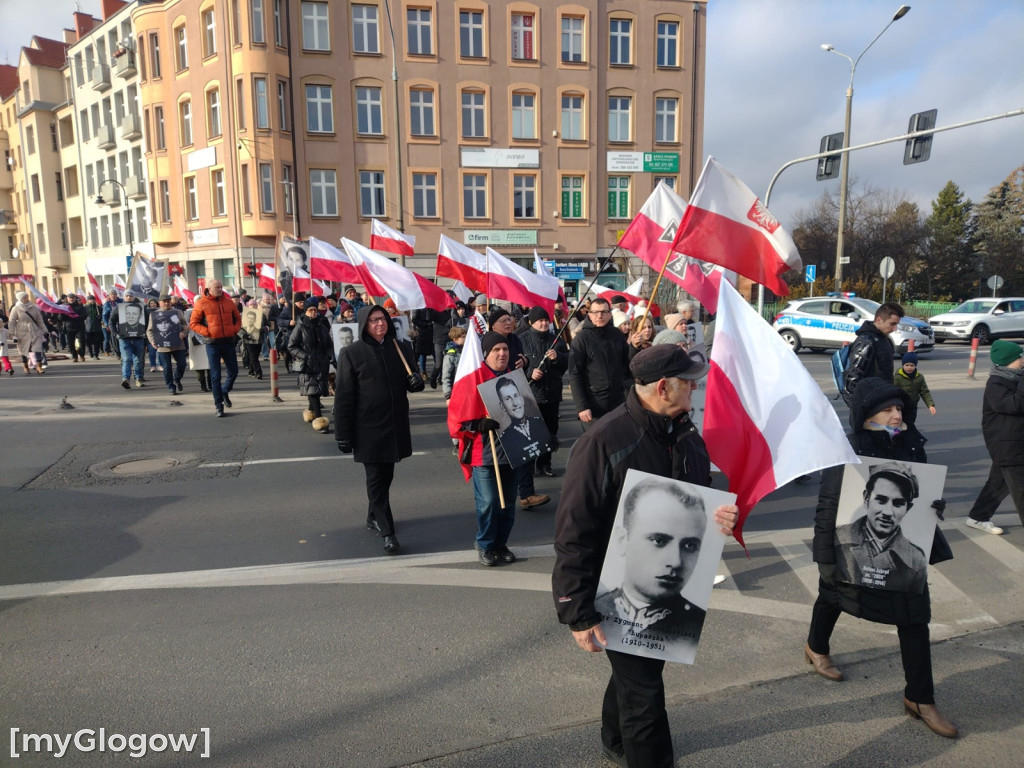 Marsz Pamięci Żołnierzy Wyklętych w Głogowie