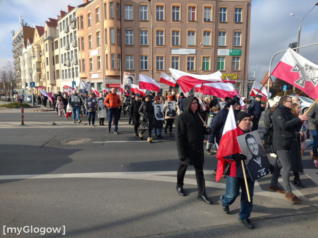 Marsz Pamięci Żołnierzy Wyklętych w Głogowie