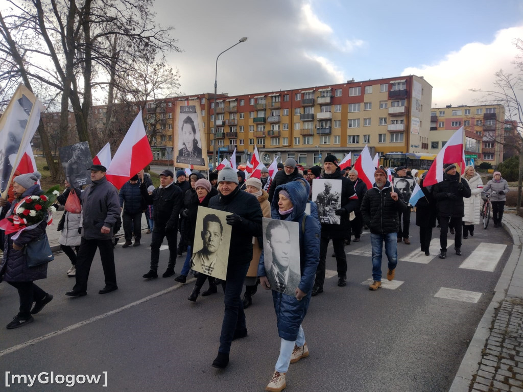 Marsz Pamięci Żołnierzy Wyklętych w Głogowie