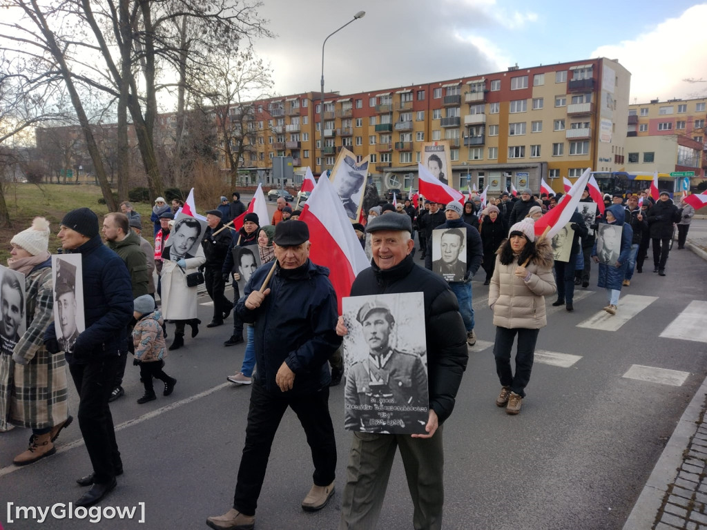 Marsz Pamięci Żołnierzy Wyklętych w Głogowie