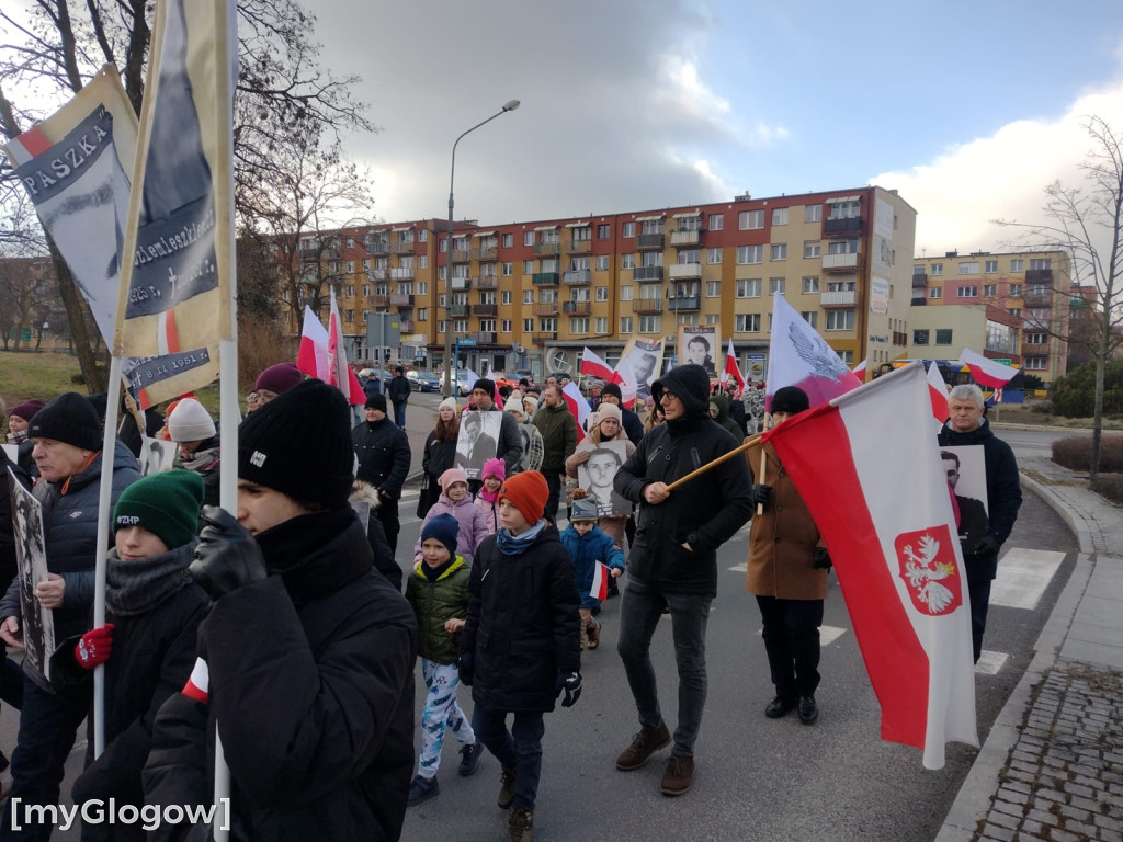 Marsz Pamięci Żołnierzy Wyklętych w Głogowie