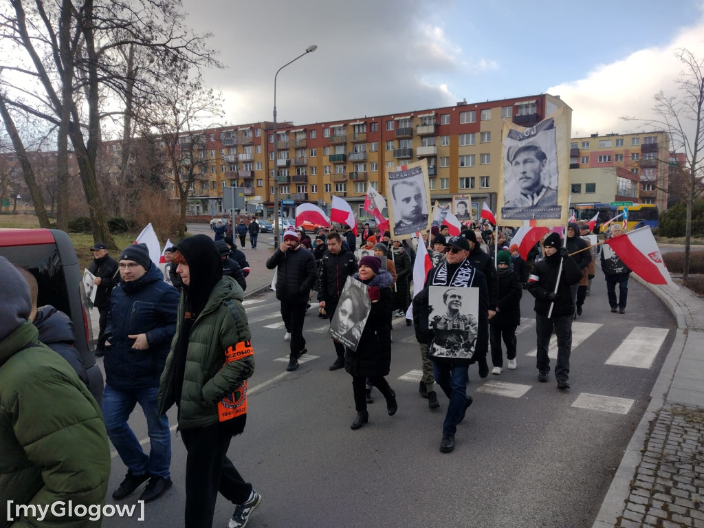 Marsz Pamięci Żołnierzy Wyklętych w Głogowie