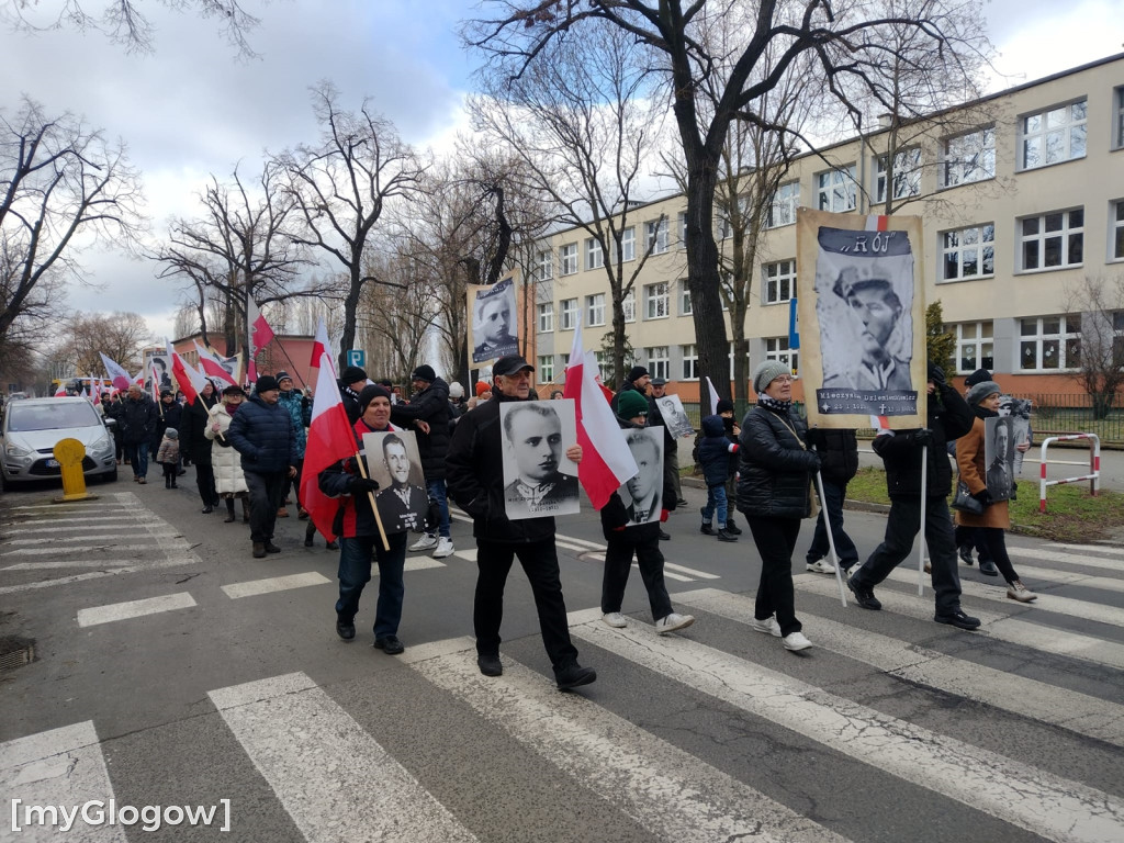 Marsz Pamięci Żołnierzy Wyklętych w Głogowie