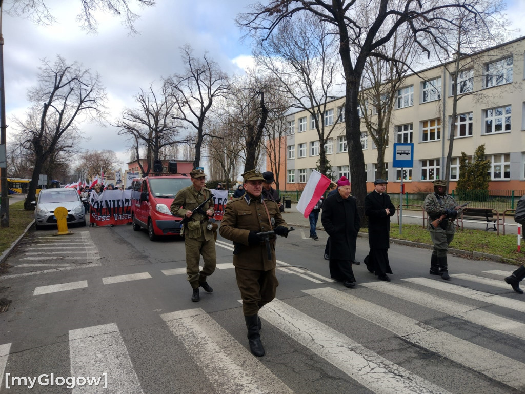 Marsz Pamięci Żołnierzy Wyklętych w Głogowie