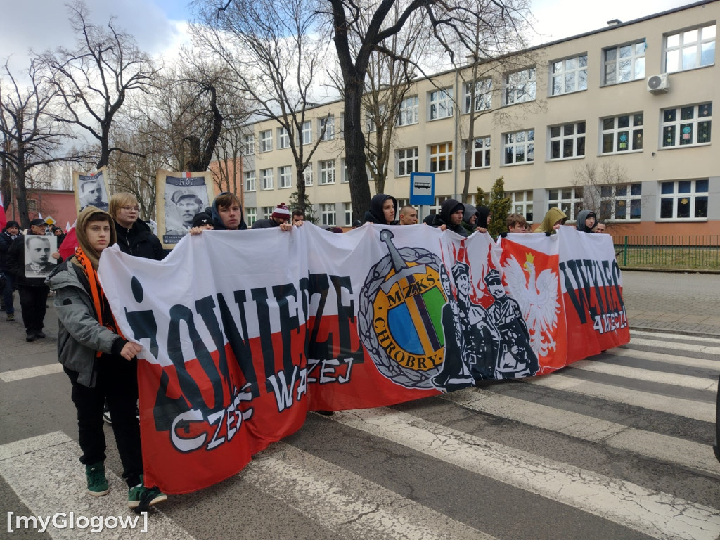 Marsz Pamięci Żołnierzy Wyklętych w Głogowie