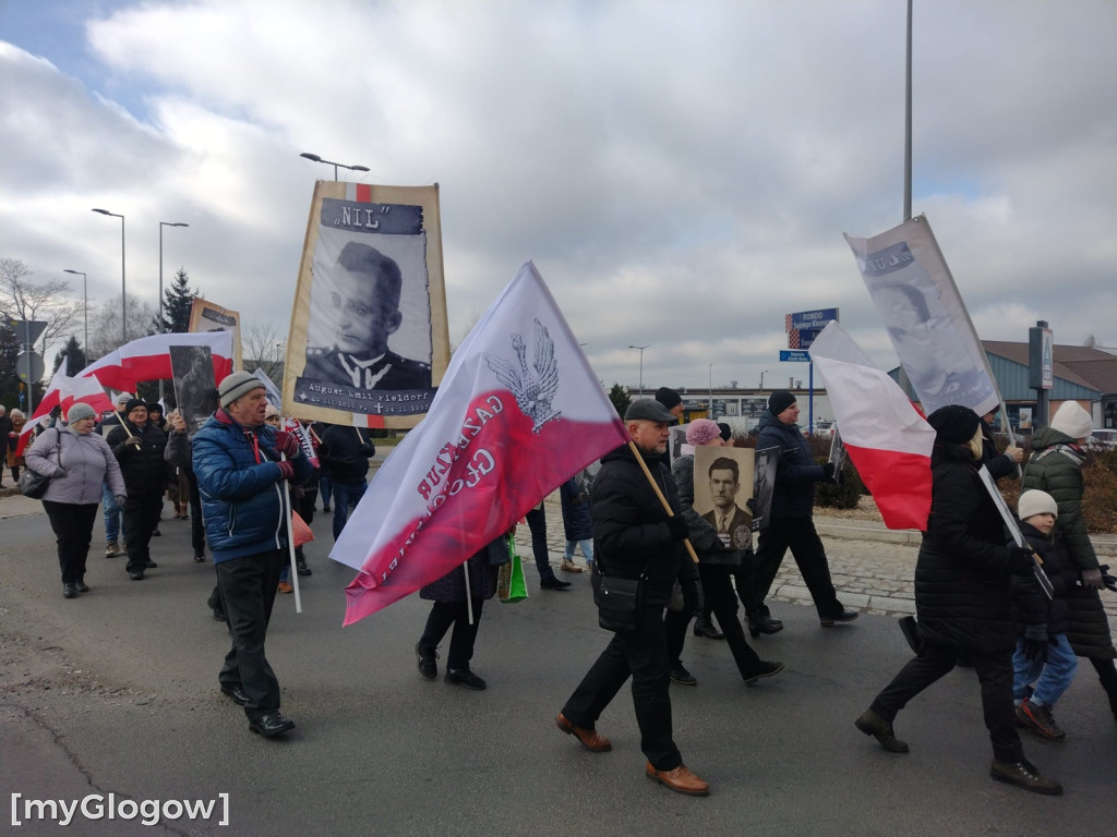 Marsz Pamięci Żołnierzy Wyklętych w Głogowie