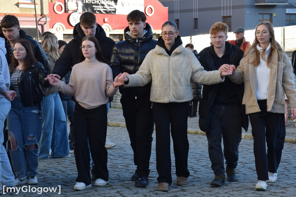 Polonez dla Adasia na Rynku w Głogowie