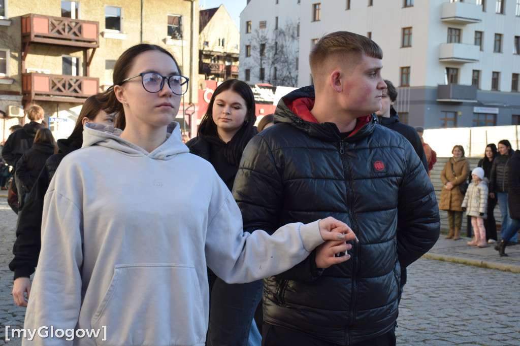 Polonez dla Adasia na Rynku w Głogowie