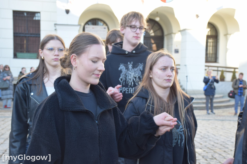 Polonez dla Adasia na Rynku w Głogowie