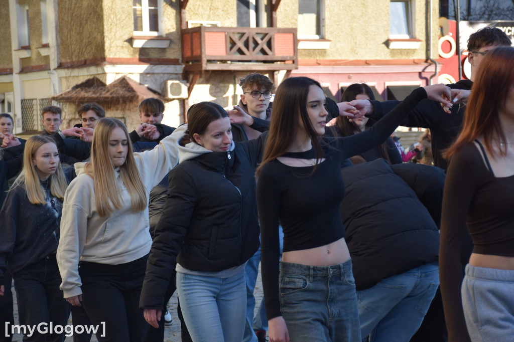 Polonez dla Adasia na Rynku w Głogowie