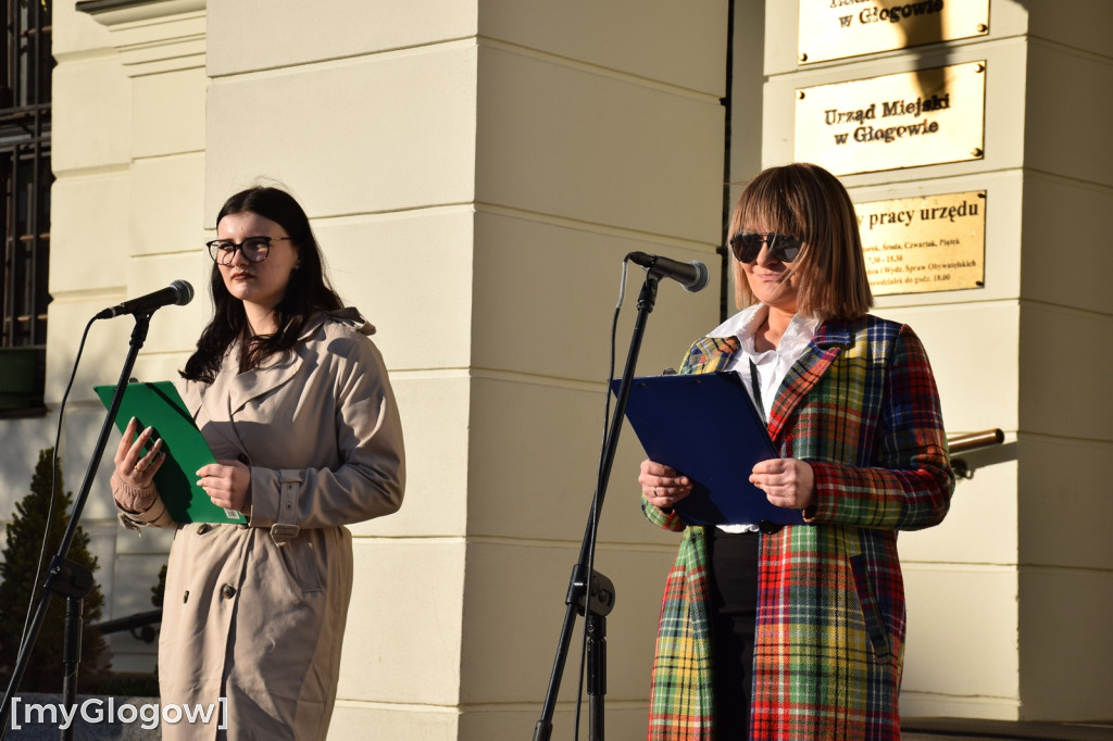 Polonez dla Adasia na Rynku w Głogowie