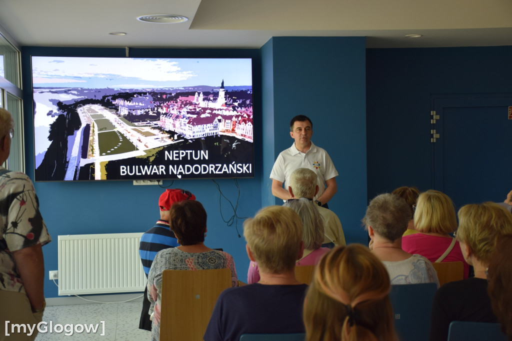 Zwiedzanie z prezydentem bulwaru głogowskiego