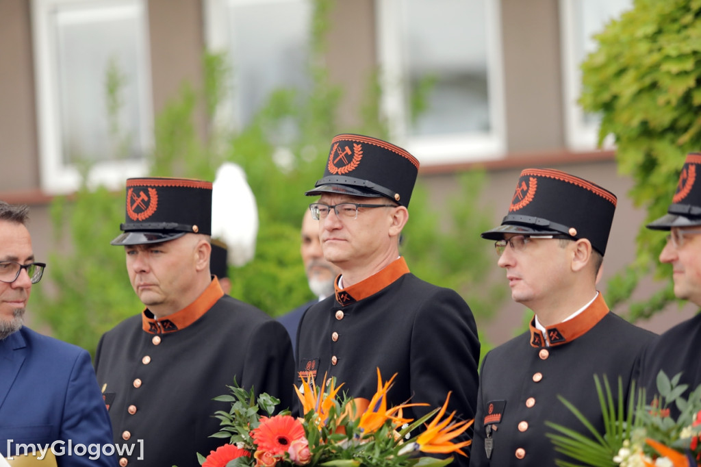Złożyli kwiaty przy pomniku Św. Floriana