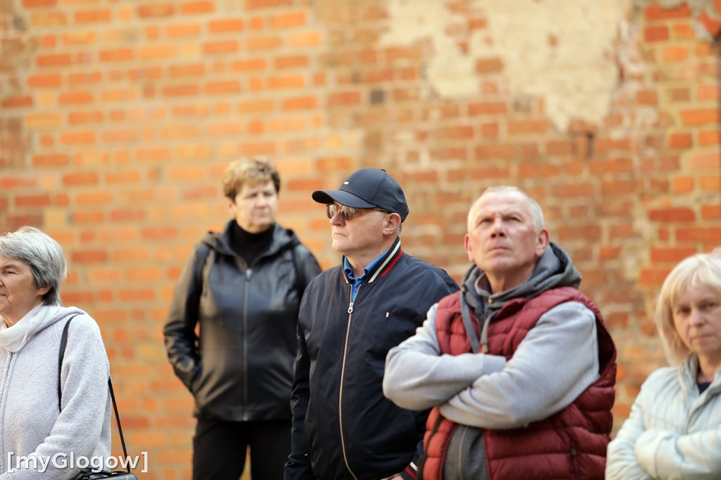 Zwiedzali ruiny kościoła św. Mikołaja w Głogowie