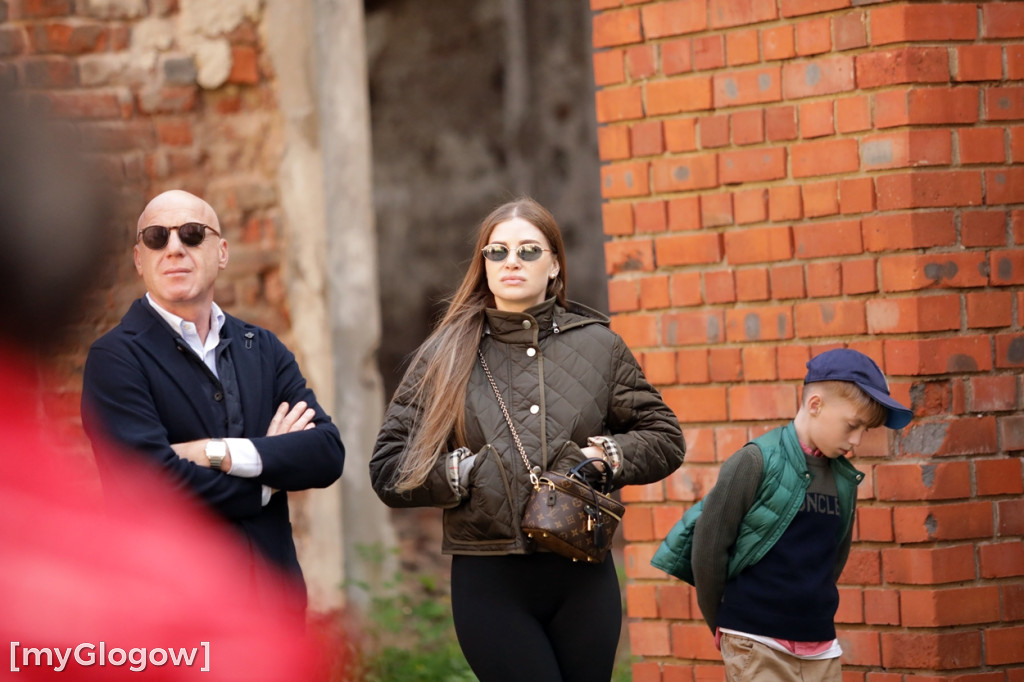Zwiedzali ruiny kościoła św. Mikołaja w Głogowie