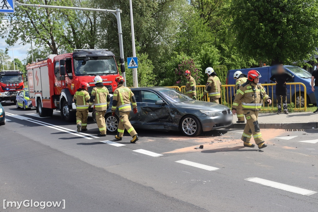 Zderzenie aut w Nielubi