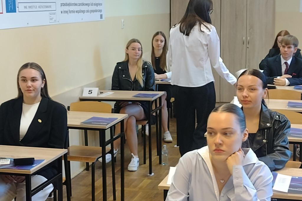 Matura w  głogowskim Ekonomiku