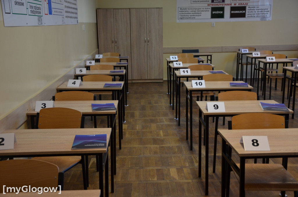 Matura w  głogowskim Ekonomiku