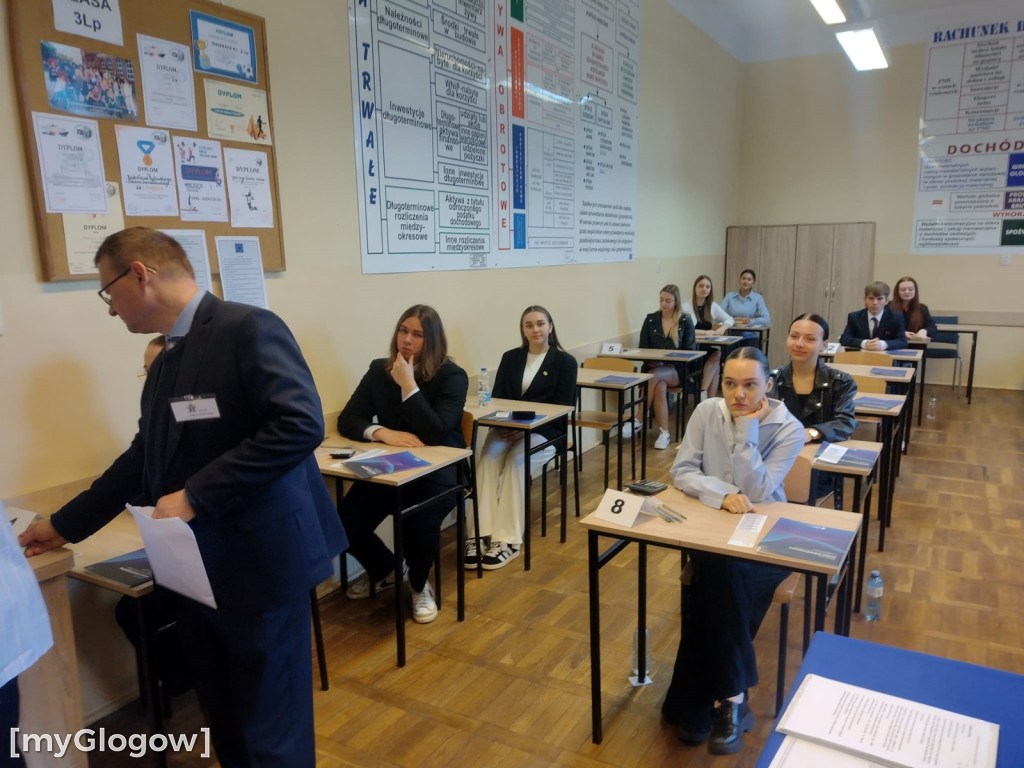 Matura w  głogowskim Ekonomiku
