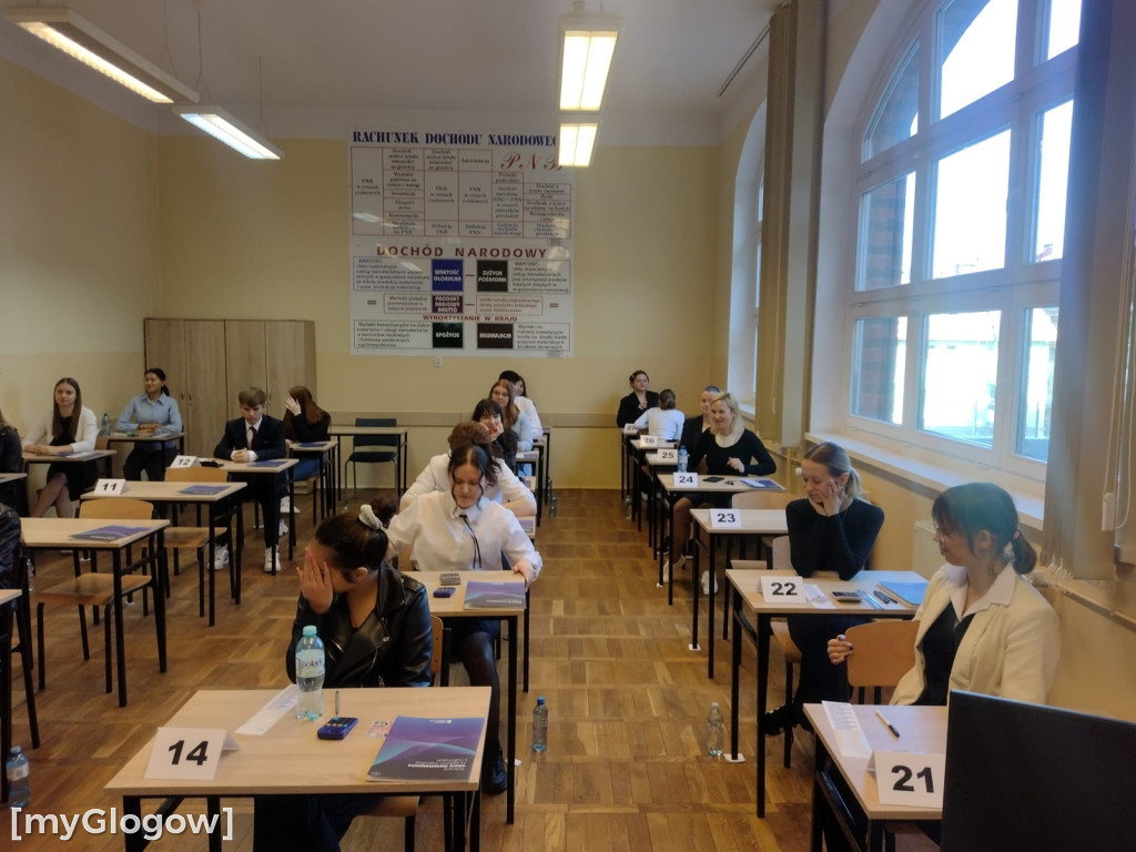 Matura w  głogowskim Ekonomiku