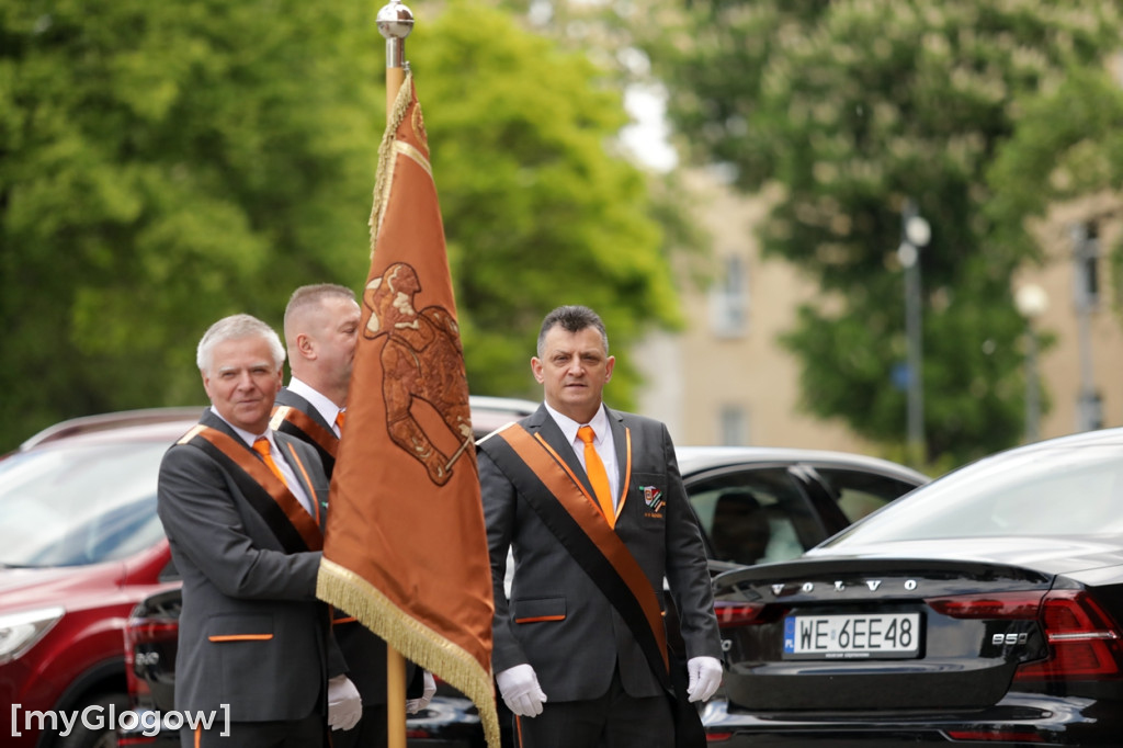 Uroczysta msza święta KGHM w kolegiacie
