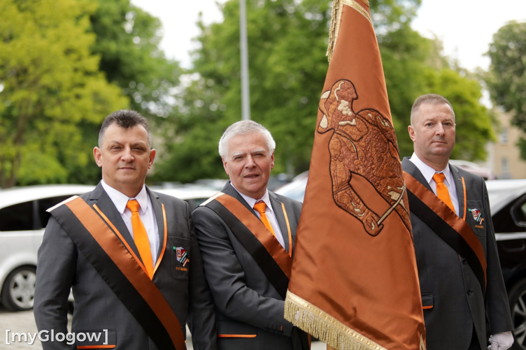 Uroczysta msza święta KGHM w kolegiacie