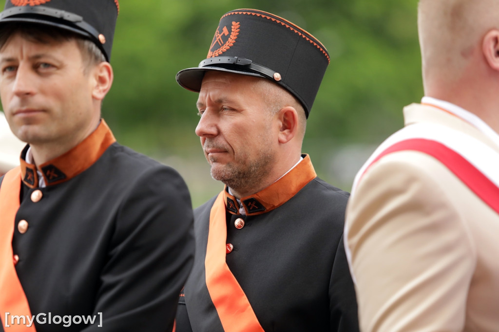 Uroczysta msza święta KGHM w kolegiacie