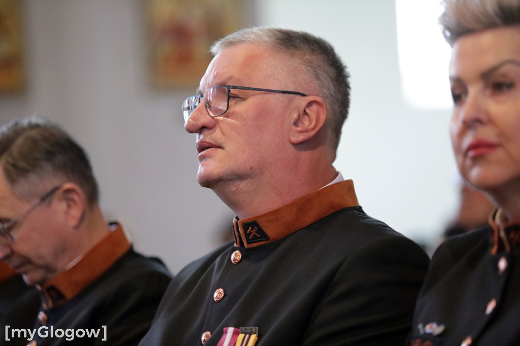 Uroczysta msza święta KGHM w kolegiacie