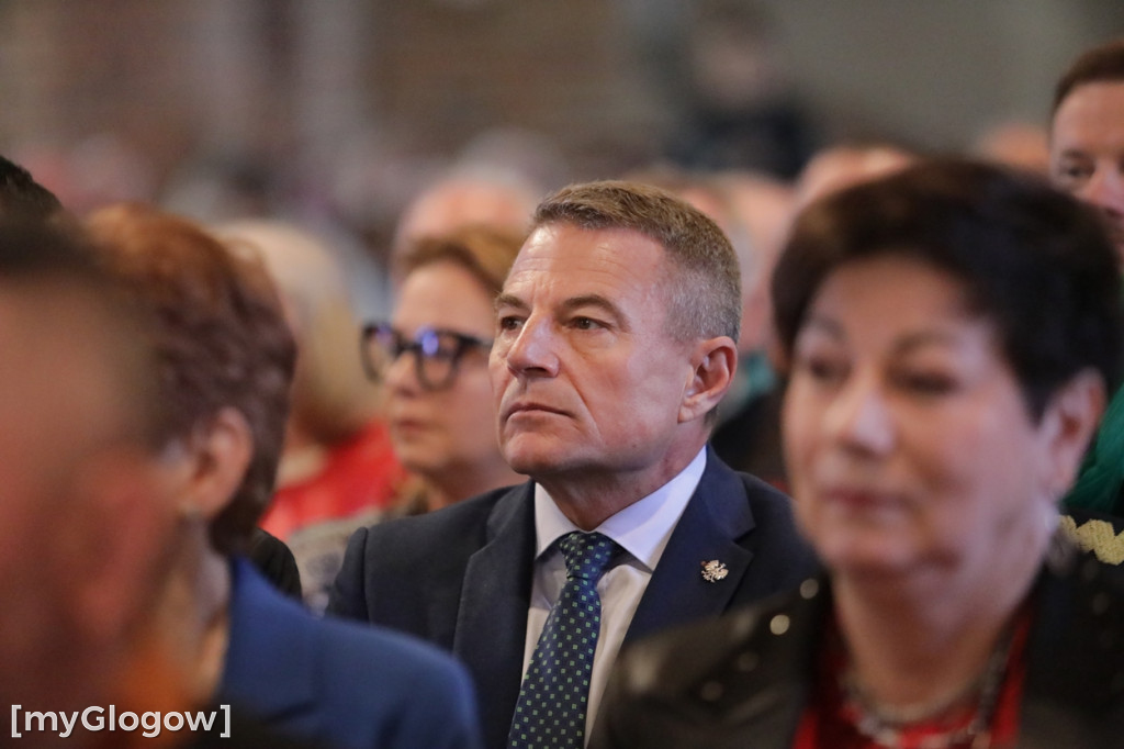 Uroczysta msza święta KGHM w kolegiacie
