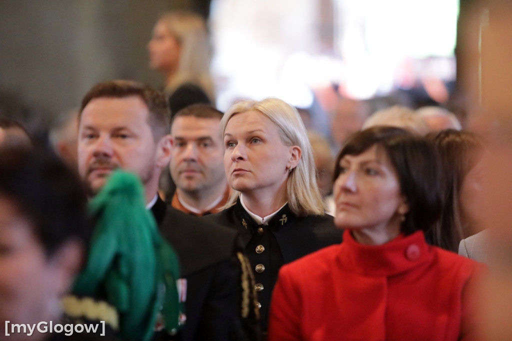 Uroczysta msza święta KGHM w kolegiacie