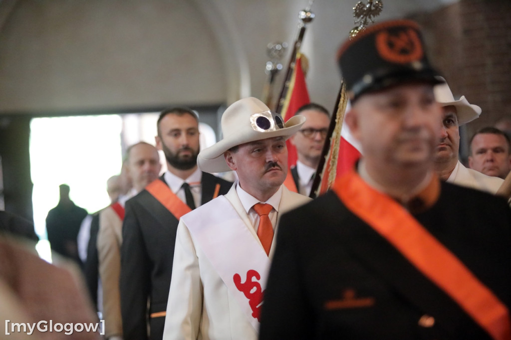 Uroczysta msza święta KGHM w kolegiacie
