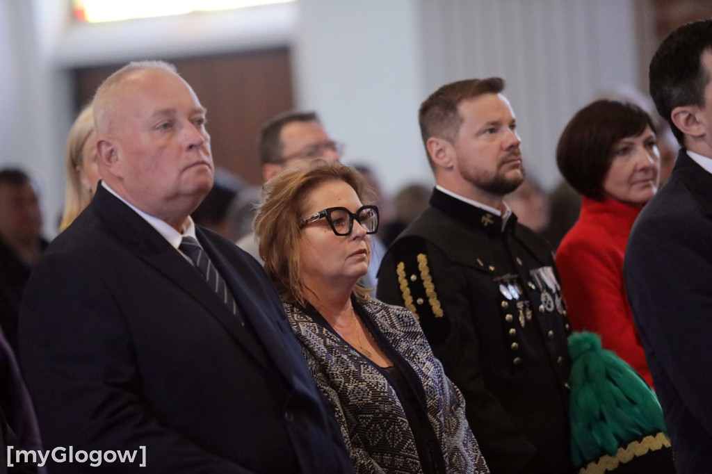 Uroczysta msza święta KGHM w kolegiacie