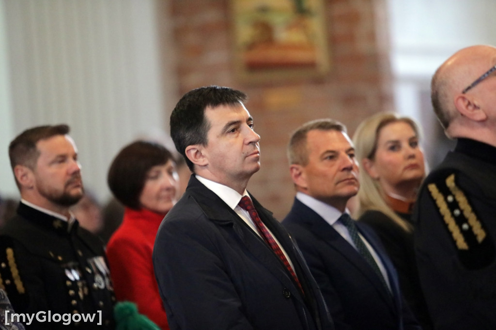 Uroczysta msza święta KGHM w kolegiacie