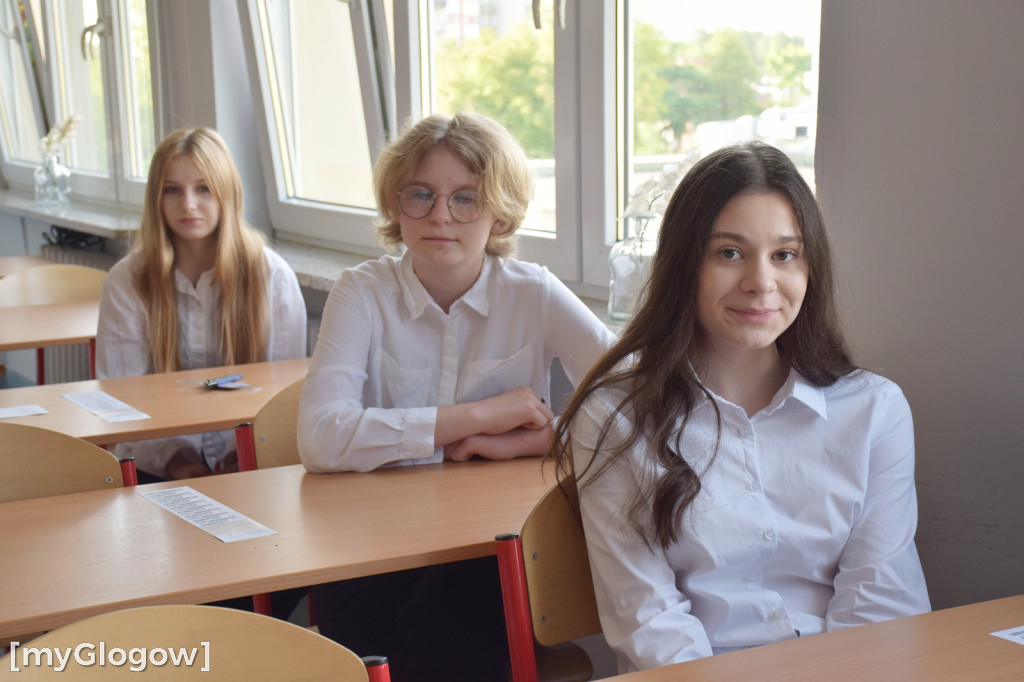 Egzamin z matematyki w SP 7 w Głogowie