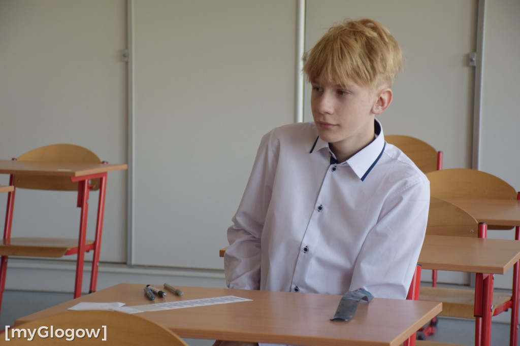 Egzamin z matematyki w SP 7 w Głogowie