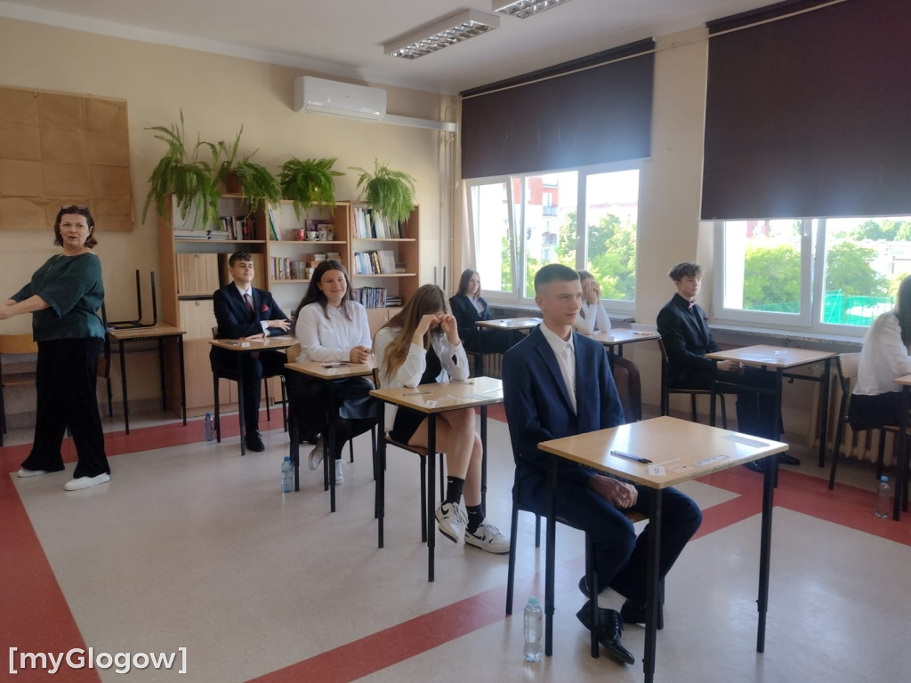 Egzamin ósmoklasistów w SP nr 8 w Głogowie