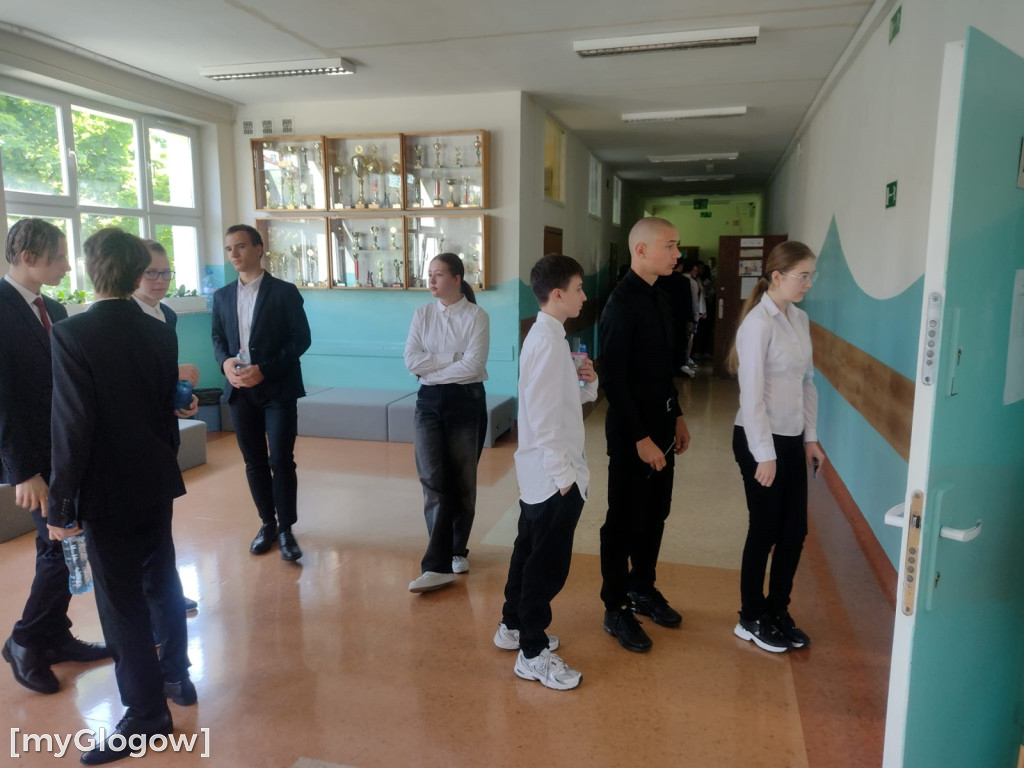 Egzamin ósmoklasistów w SP nr 8 w Głogowie