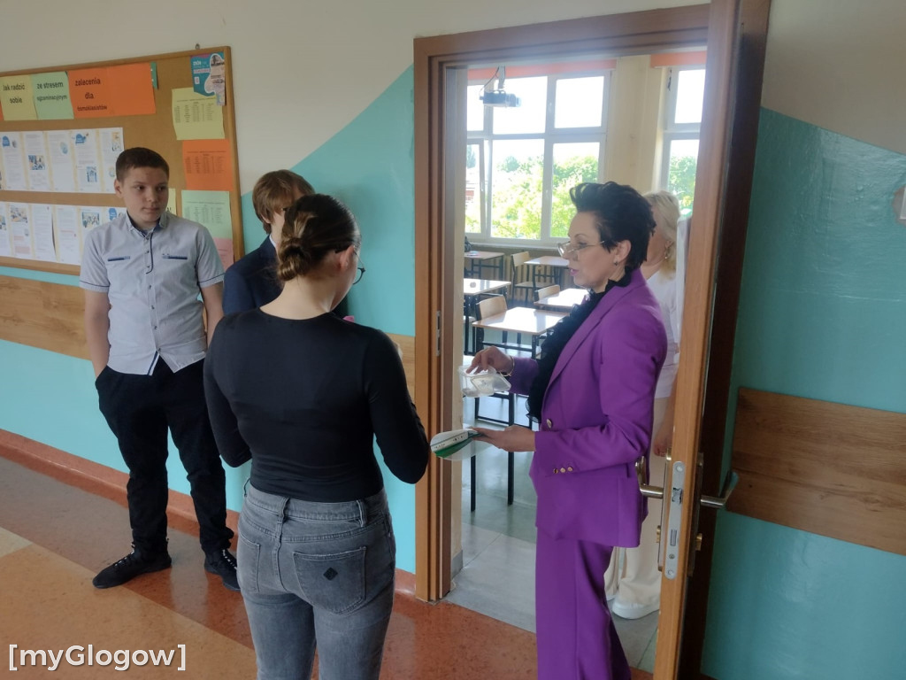 Egzamin ósmoklasistów w SP nr 8 w Głogowie