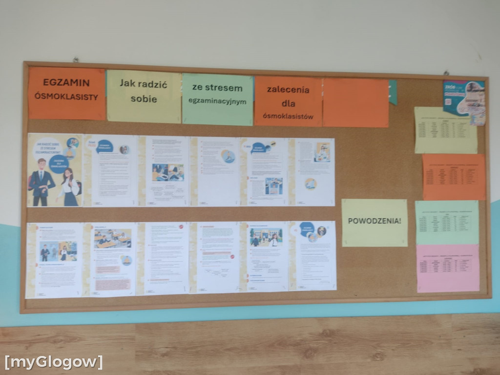 Egzamin ósmoklasistów w SP nr 8 w Głogowie