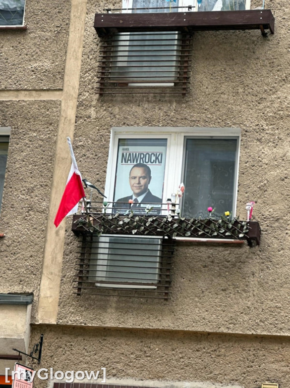 Głogów i powiat głogowski wspierają Nawrockiego