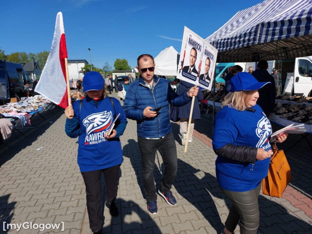 Głogów i powiat głogowski wspierają Nawrockiego
