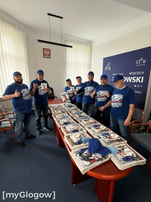 Głogów i powiat głogowski wspierają Nawrockiego